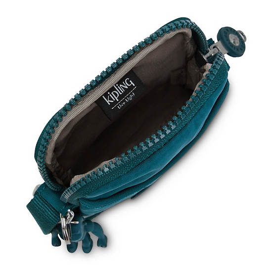 Kipling Tally Crossbody Phone Bag Bold Emerald | CA 1364SG